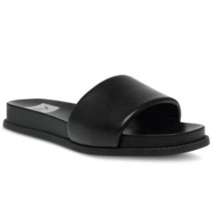 DV by Dolce Vita Women's Charlese Black Slide Sandals